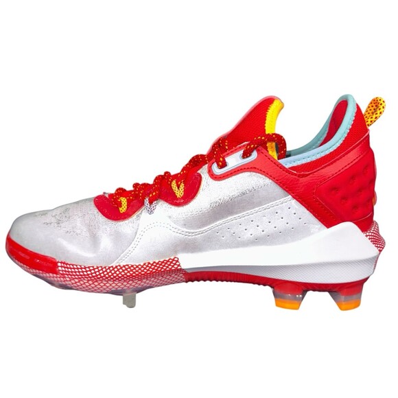 Under Armour Baseball Metal Cleats Mens Size 7.5 Red Harper 8 Elite New - Picture 2 of 8